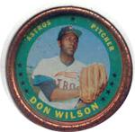 1971 Topps - Coins #41 Don Wilson Front