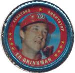 1971 Topps - Coins #46 Ed Brinkman Front