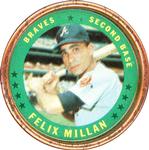 1971 Topps - Coins #5 Felix Millan Front