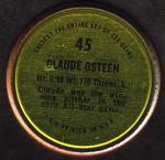 1971 Topps - Coins #45 Claude Osteen Back