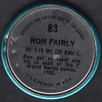 1971 Topps - Coins #83 Ron Fairly Back