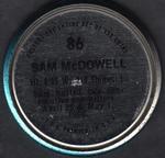 1971 Topps - Coins #86 Sam McDowell Back