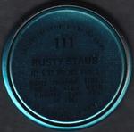 1971 Topps - Coins #111 Rusty Staub Back