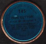1971 Topps - Coins #145 Don Sutton Back