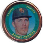 1971 Topps - Coins #49 Danny Coombs Front