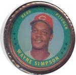 1971 Topps - Coins #53 Wayne Simpson Front