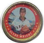 1971 Topps - Coins #60 Clyde Wright Front