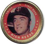 1971 Topps - Coins #72 Rich Reese Front