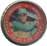 1971 Topps - Coins #8 Felipe Alou Front