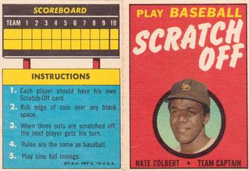 1971 Topps - Scratch-Offs #NNO Nate Colbert  Front