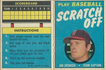 1971 Topps - Scratch-Offs #NNO Jim Spencer  Front