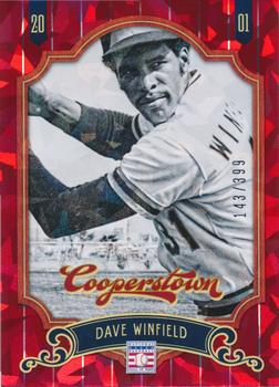 2012 Panini Cooperstown - Crystal Collection Red #67 Dave Winfield Front
