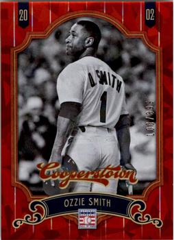 2012 Panini Cooperstown - Crystal Collection Red #10 Ozzie Smith Front