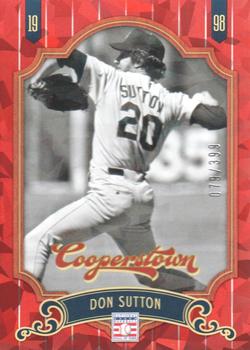 2012 Panini Cooperstown - Crystal Collection Red #12 Don Sutton Front