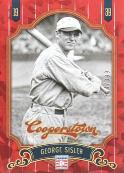 2012 Panini Cooperstown - Crystal Collection Red #20 George Sisler Front