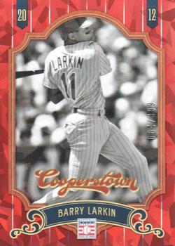 2012 Panini Cooperstown - Crystal Collection Red #23 Barry Larkin Front