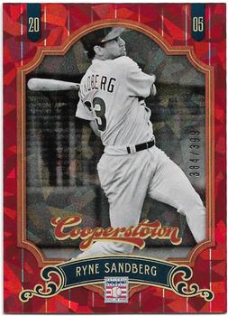 2012 Panini Cooperstown - Crystal Collection Red #44 Ryne Sandberg Front