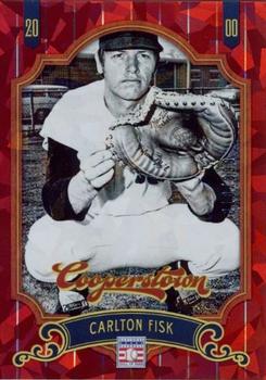 2012 Panini Cooperstown - Crystal Collection Red #45 Carlton Fisk Front