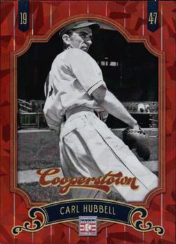 2012 Panini Cooperstown - Crystal Collection Red #46 Carl Hubbell Front