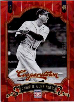 2012 Panini Cooperstown - Crystal Collection Red #49 Charlie Gehringer Front