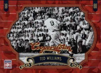 2012 Panini Cooperstown - Crystal Collection Red #58 Ted Williams Front