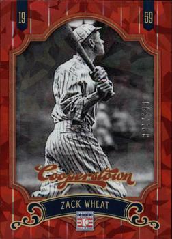 2012 Panini Cooperstown - Crystal Collection Red #65 Zack Wheat Front