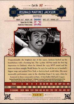 2012 Panini Cooperstown - Crystal Collection Red #147 Reggie Jackson Back