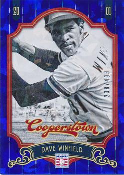 2012 Panini Cooperstown - Crystal Collection Blue #67 Dave Winfield Front