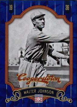 2012 Panini Cooperstown - Crystal Collection Blue #2 Walter Johnson Front