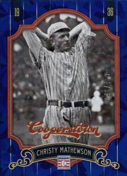 2012 Panini Cooperstown - Crystal Collection Blue #4 Christy Mathewson Front