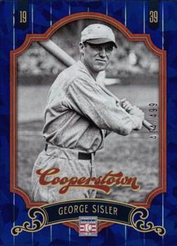 2012 Panini Cooperstown - Crystal Collection Blue #20 George Sisler Front