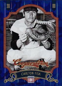 2012 Panini Cooperstown - Crystal Collection Blue #45 Carlton Fisk Front