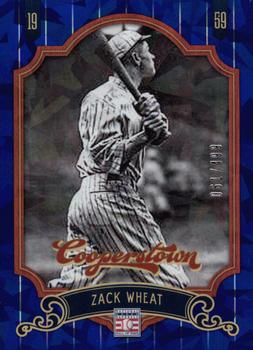 2012 Panini Cooperstown - Crystal Collection Blue #65 Zack Wheat Front