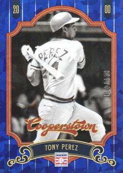 2012 Panini Cooperstown - Crystal Collection Blue #89 Tony Perez Front