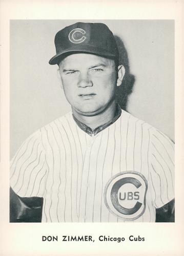 1961 Jay Publishing Chicago Cubs #NNO Don Zimmer Front