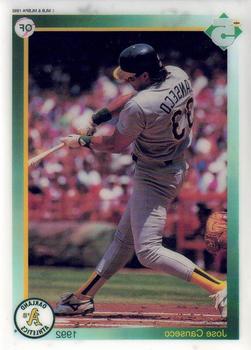 1992 High 5 Reusable Decals #NNO Jose Canseco Back