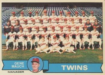 1979 Topps - Team Checklists #41 Minnesota Twins / Gene Mauch Front