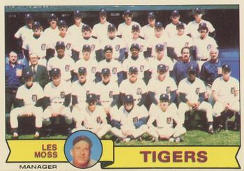 1979 Topps - Team Checklists #66 Detroit Tigers / Les Moss Front