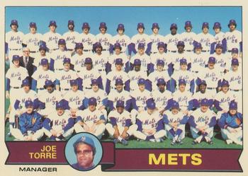1979 Topps - Team Checklists #82 New York Mets / Joe Torre Front
