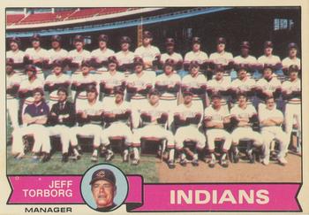 1979 Topps - Team Checklists #96 Cleveland Indians / Jeff Torborg Front