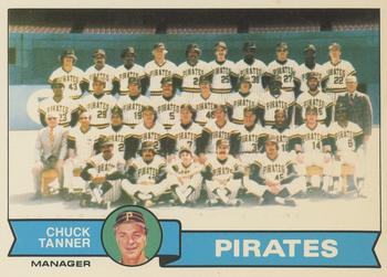 1979 Topps - Team Checklists #244 Pittsburgh Pirates / Chuck Tanner Front