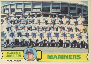 1979 Topps - Team Checklists #659 Seattle Mariners / Darrell Johnson Front
