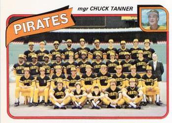 1980 Topps - Team Checklists #551 Pittsburgh Pirates / Chuck Tanner Front