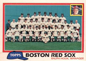 1981 Topps - Team Checklists #662 Boston Red Sox / Ralph Houk Front
