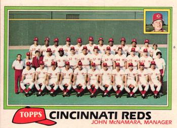 1981 Topps - Team Checklists #677 Cincinnati Reds / John McNamara Front