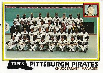 1981 Topps - Team Checklists #683 Pittsburgh Pirates / Chuck Tanner Front