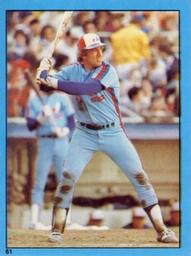 1982 Topps - Coming Soon Stickers #61 Gary Carter Front