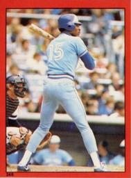 1982 Topps - Coming Soon Stickers #246 Lloyd Moseby Front