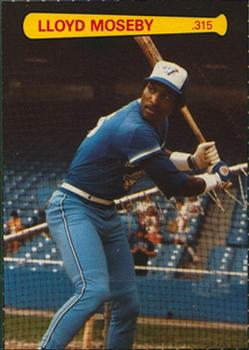 1984 Topps Stickers - The Super Bats #NNO Lloyd Moseby Front