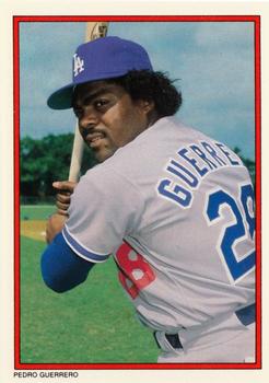 1984 Topps - 1984 All-Star Set Collector's Edition (Glossy Send-Ins) #25 Pedro Guerrero  Front